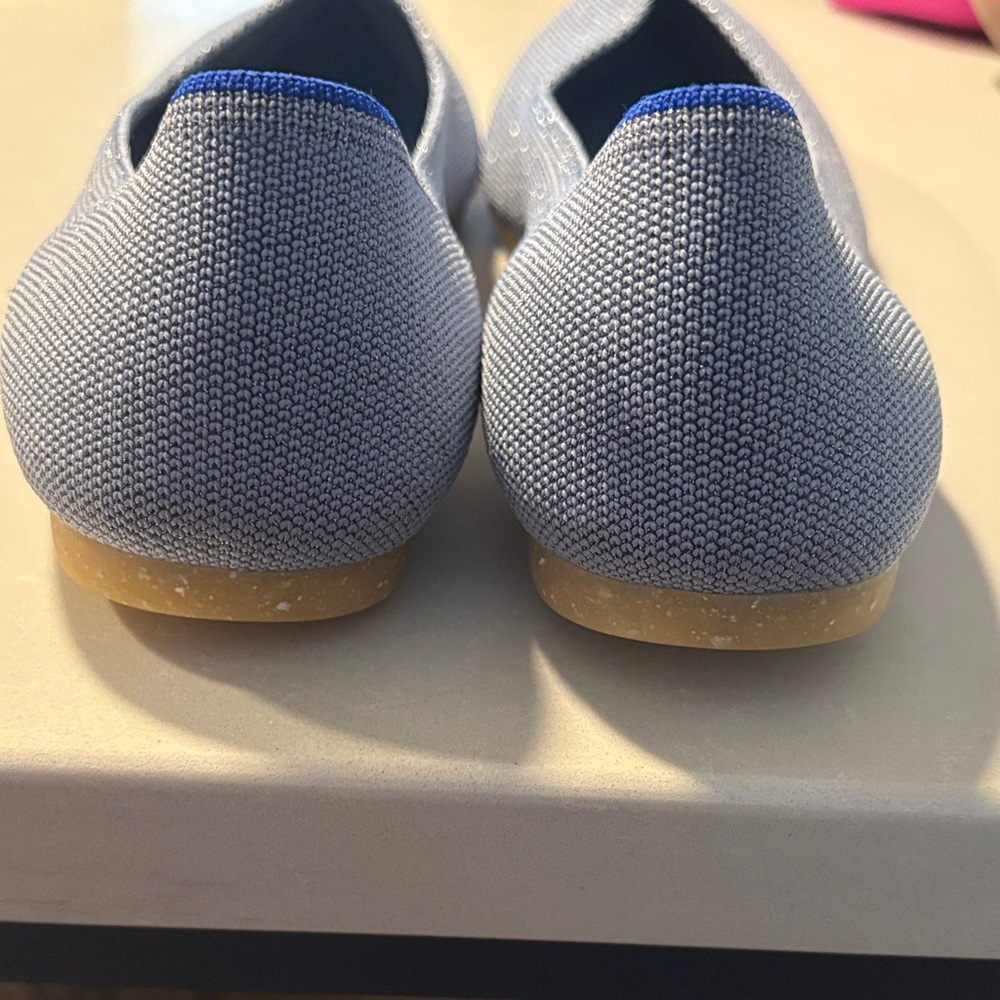 Rothy's Women's Light Blue Pointed Flats - Picture 6 of 7